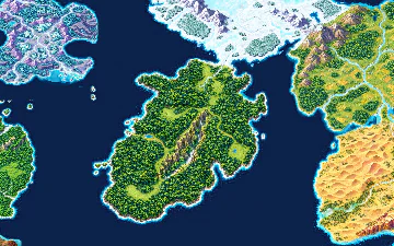 Elderwood from above, on the world map.
