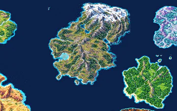 Stormcairn from above, on the world map.